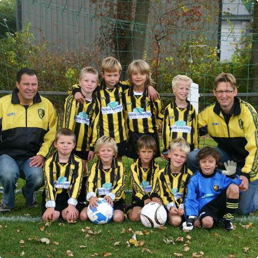 Onze voetbalmannen in beeld