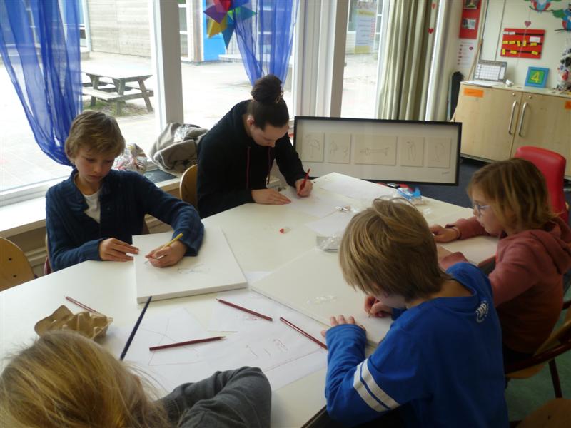 Bso’ers van de Waldervaart beleven een kunstzinnige vrijdag