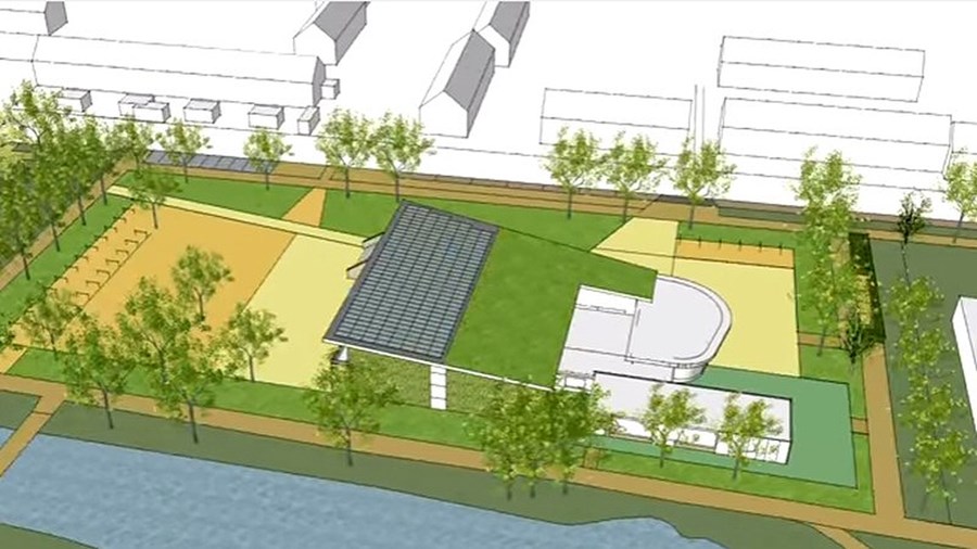 Eerste tekening voor IKC Groeneweg