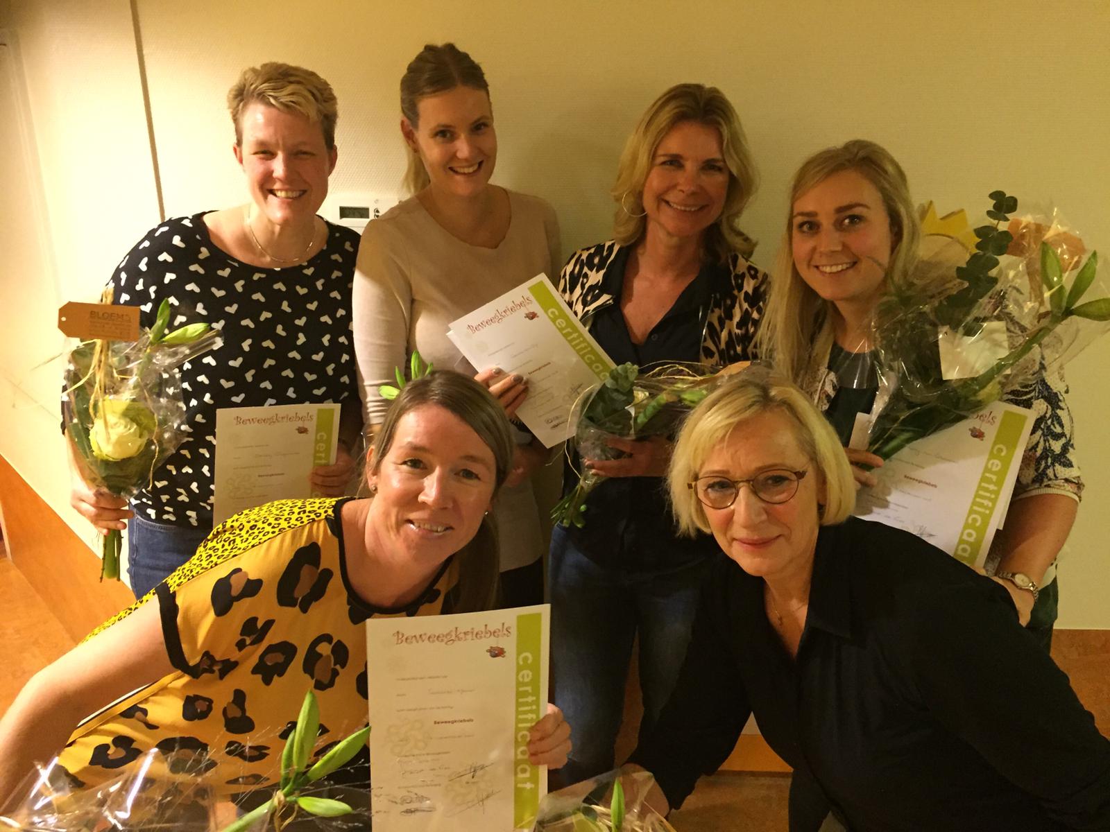 Medewerkers SKRS geslaagd voor training Beweegkriebels