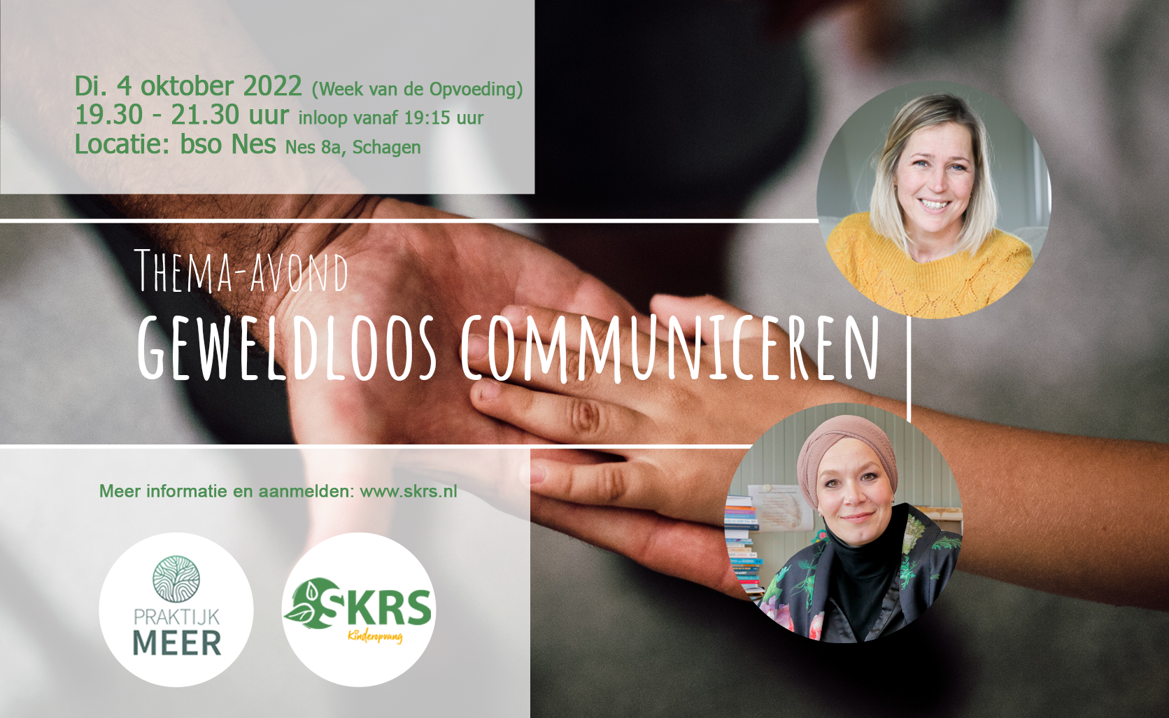 Di. 4 oktober: thema-avond Geweldloos communiceren
