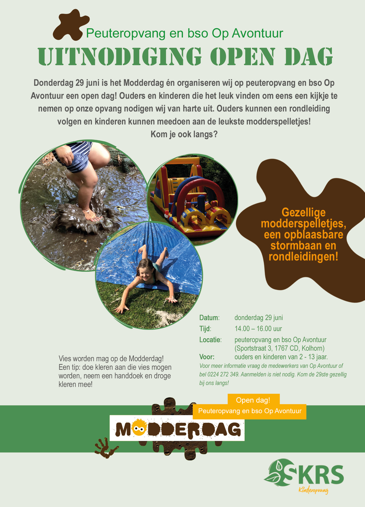 Modder-middag Kolhorn (open dag pto & bso Op Avontuur)